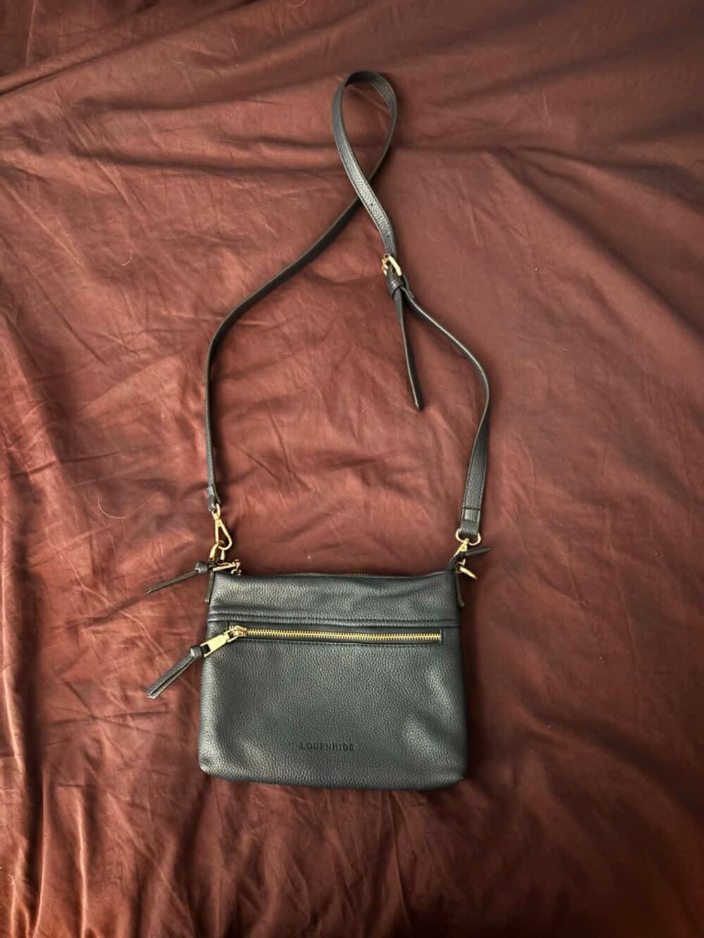 Louenhide Elegant Navy Crossbody Bag